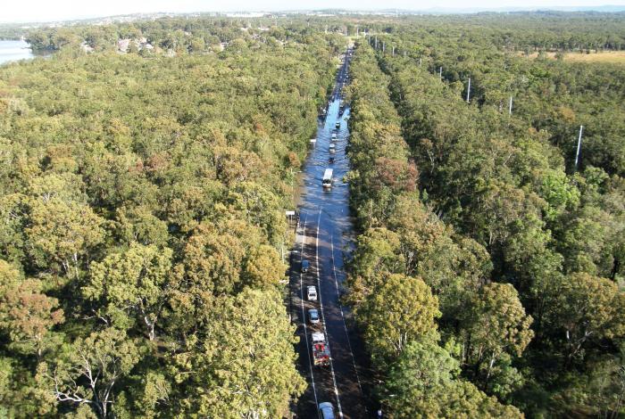Charmhaven June 2007 Flood - Image courtesy of NSW SES