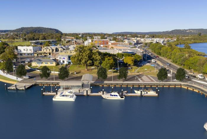 Woy Woy Town Centre Wharf aerial photo 3