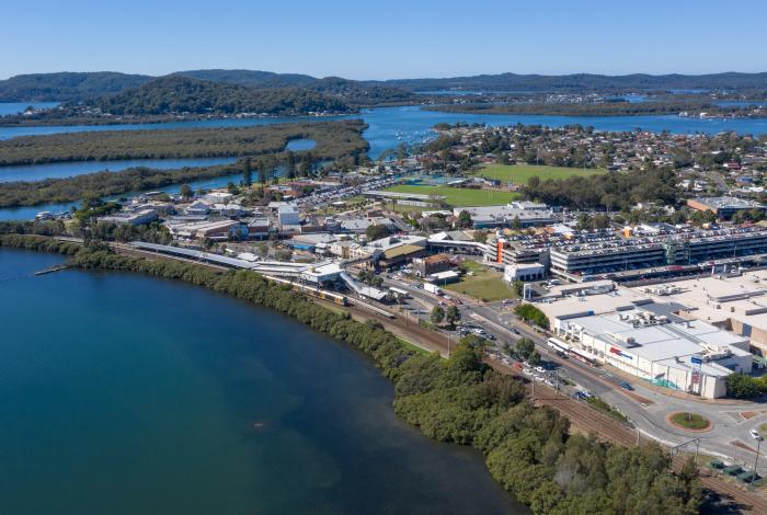 train station bus terminal car park woy woy