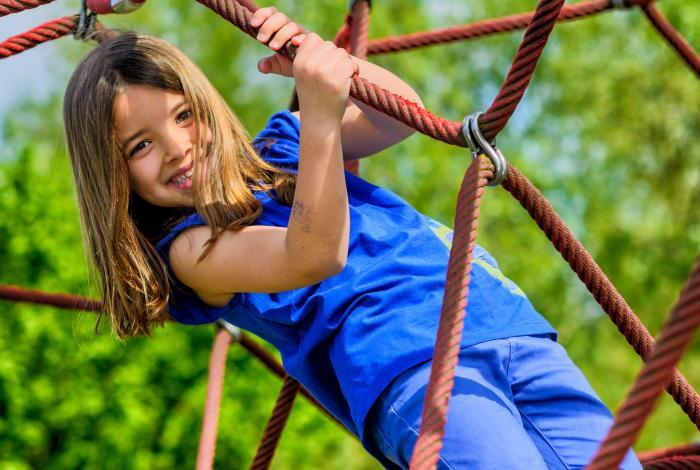 Girl on park