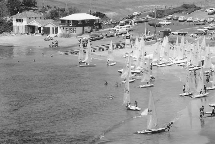 Photo of Terrigal Haven Boatsheds, c.1984 - Gwen Dundon photograph, CCLS Collection